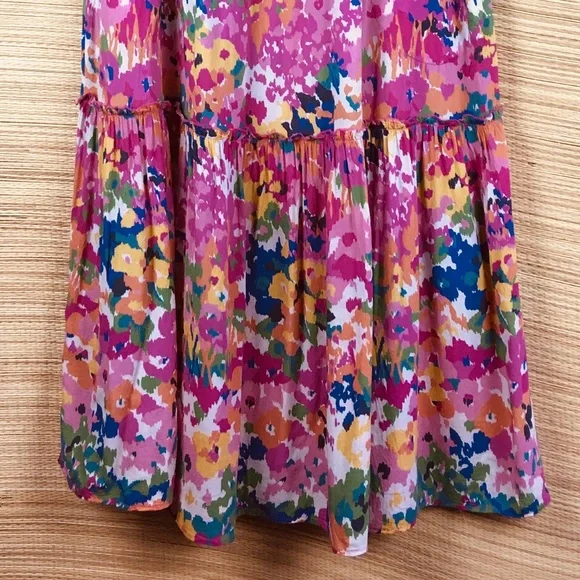 Tuckernuck Meade Midi Multicolor Floral Tank Sleeveless Sundress Size L - Picture 10 of 13